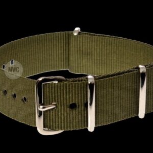 22mm Olive NATO Military Watch Strap