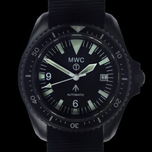 MWC 1999-2001 Pattern Black PVD Automatic Military Divers Watch – Sapphire Crystal and 60 Hour Power Reserve