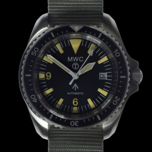 MWC 1999-2001 Pattern Automatic Military Divers Watch  – Retro Luminous Paint, Sapphire Crystal, 60 Hour Power Reserve