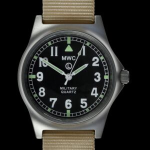 MWC G10 LM Non Date Stainless Steel Military Watch (Desert Strap)