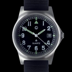 MWC G10 LM Stainless Steel Military Watch on a Black NATO Strap (Sterile/Unbranded Dial)