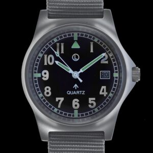 MWC G10 LM Stainless Steel Military Watch on a Grey NATO Strap (Sterile/Unbranded Dial)