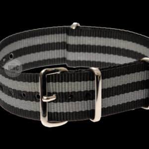 24mm “Bond” NATO Military Watch Strap with Stainless Steel Buckles