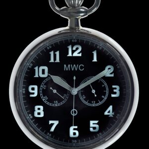 General Service Military Pocket Watch (Hybrid Movement with Black Dial)