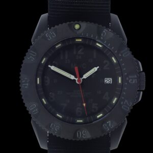 MWC P656 2023 Model Titanium Tactical Series Watch with Subdued Dial, GTLS Tritium and Ten Year Battery Life (Non Date Version)