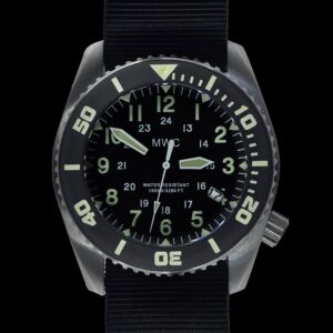 MWC “Depthmaster” 100atm / 3,280ft / 1000m Water Resistant Military Divers Watch in Stainless Steel Case with Helium Valve (Quartz)