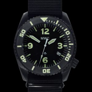 MWC “Depthmaster” 100atm / 3,280ft / 1000m Water Resistant Military Divers Watch in PVD Stainless Steel Case with Helium Valve (Quartz)