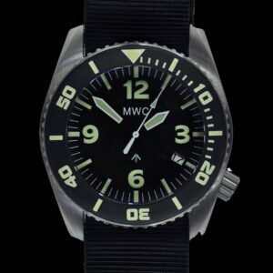 MWC “Depthmaster” 100atm / 3,280ft / 1000m Water Resistant Military Divers Watch in Stainless Steel Case with Helium Valve (Quartz)