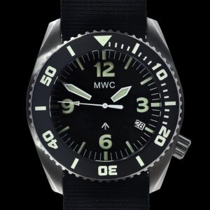 MWC “Depthmaster” 100atm / 3,280ft / 1000m Water Resistant Military Divers Watch in Stainless Steel Case with Helium Valve (Automatic)