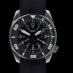 MWC “Depthmaster” 100atm / 3,280ft / 1000m Water Resistant Military Divers Watch in Stainless Steel Case with GTLS and Helium Valve (Automatic)