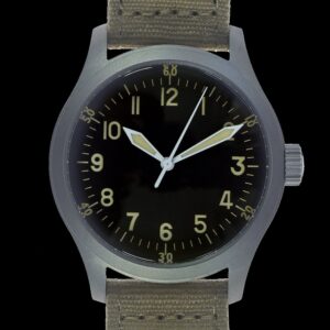 A-11 1940s WWII Pattern Military Watch (Automatic) with 100m Water Resistance and Sapphire Crystal