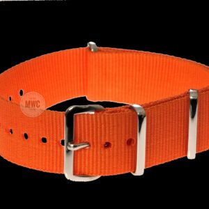 18mm Orange “High Visibility” Search and Rescue (SAR) NATO Military Watch Strap