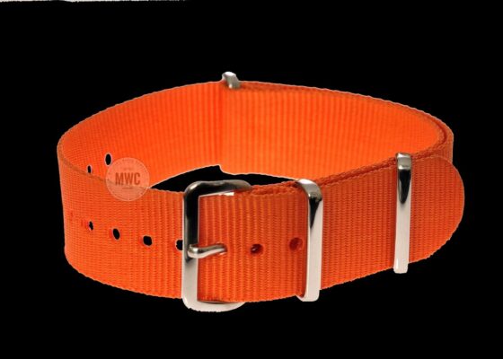 18mm Orange “High Visibility” Search and Rescue (SAR) NATO Military Watch Strap