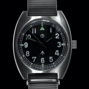 MWC W10 1970’s Pattern (Unbranded Dial) Hybrid Quartz/Mechanical Military Watch with 100m Water Resistance