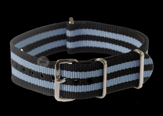 20mm “Blue and Black” NATO Military Watch Strap