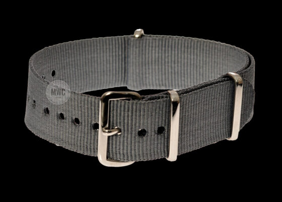 18mm Grey NATO Military Watch Strap