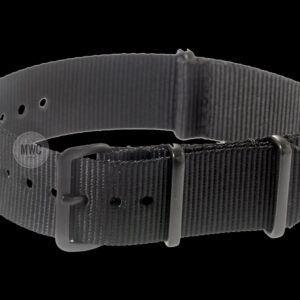 18mm PVD Black NATO Military Watch Strap