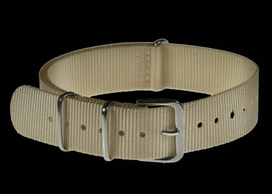 18mm NATO Webbing Strap – Light Sand / Desert Pattern