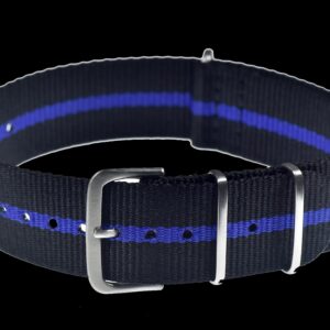 20mm “Thin Blue Line” Police Pattern Ballistic Nylon Webbing Strap