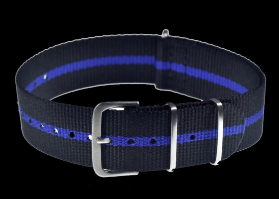 20mm “Thin Blue Line” Police Pattern Ballistic Nylon Webbing Strap