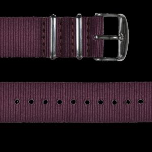 2 Piece 20mm Parachute Regiment NATO Military Watch Strap in Ballistic Nylon with Stainless Steel Fasteners