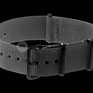 18mm PVD Grey NATO Military Watch Strap