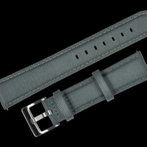 22mm Grey Sailcloth CORDURAB. Watchstrap