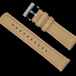 24mm Khaki Sailcloth CORDURAB. Watchstrap