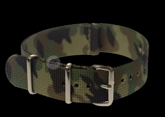 20mm Temperate Camouflage NATO Military Watch Strap