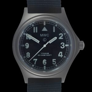 MWC Titanium General Service Watch, 300m Water Resistant, 10 Year Battery Life, Luminova, Sapphire Crystal and 12 Dial Format (Non Date Version)