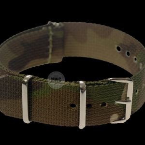 18mm Woodland Camouflage NATO Military Watch Strap